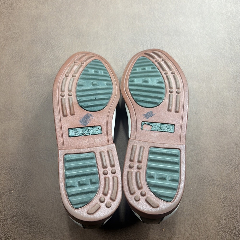 VTG 90's Polo Ralph Lauren CROC LEATHER Golf Shoes Mens Size 10.5 Made Portugal - Picture 7 of 14